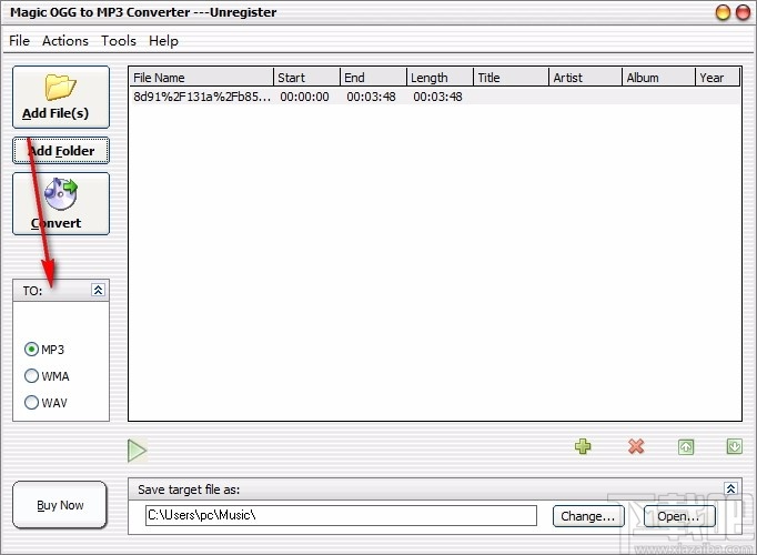 Magic OGG to MP3 Converter(OGG转MP3转换器)