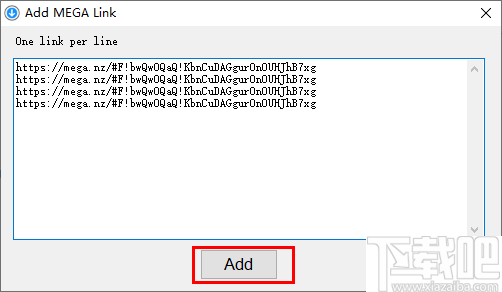 MEGA Link Downloader(MEGA网盘下载工具)