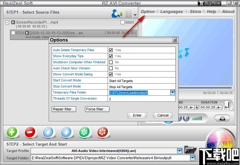 RZ AVI Converter(AVI视频转换器)