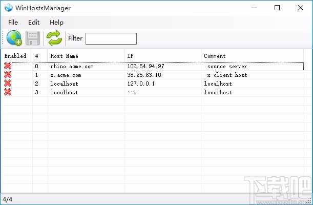 WinHostsManager(hosts文件修改工具)