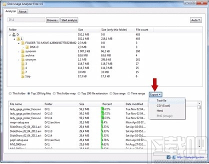 Disk Usage Analyzer Free(磁盘使用率分析工具)