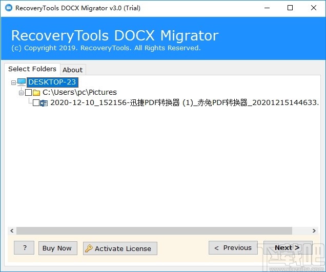 RecoveryTools DOCX Migrator(DOCX文件转换器)