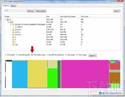 Disk Usage Analyzer Free(磁盘使用率分析工具)