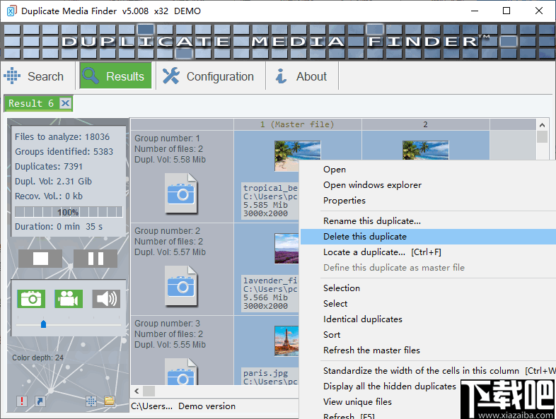 Duplicate Media Finder(重复文件查找工具)