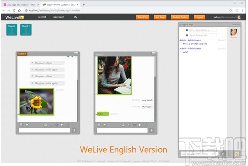 WeLive(在线客服系统)