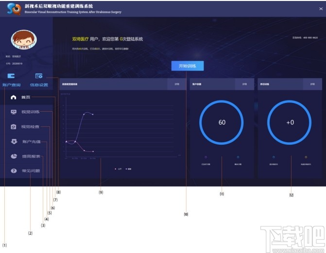 双眼视功能训练系统