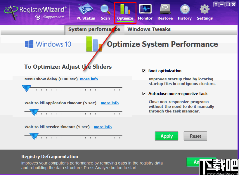 RegistryWizard(注册表清理修复工具)