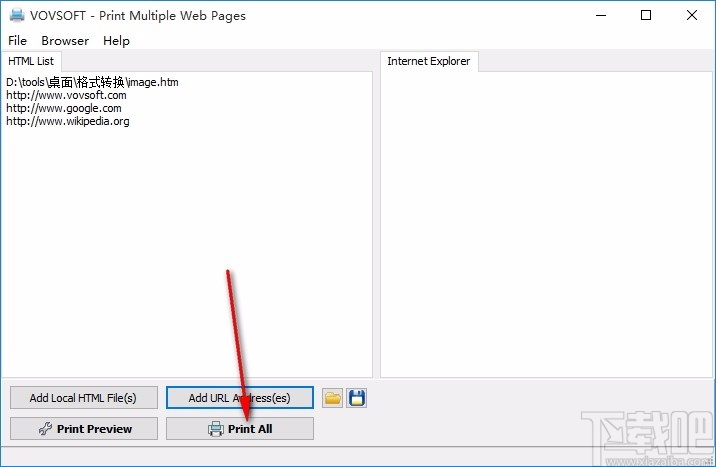 Print Multiple Web Pages(页面打印软件)