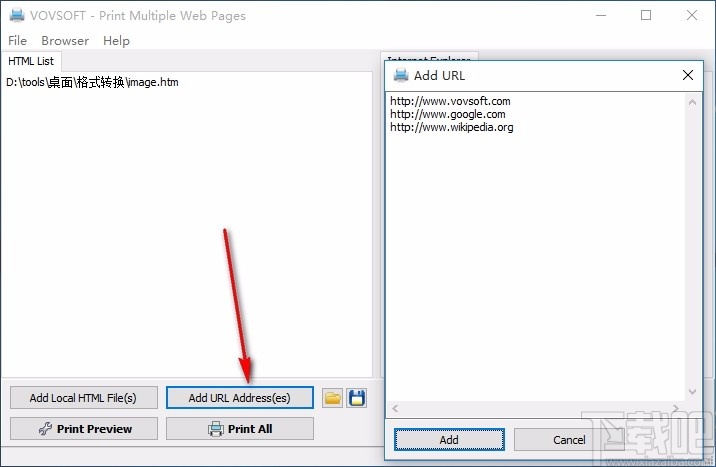 Print Multiple Web Pages(页面打印软件)