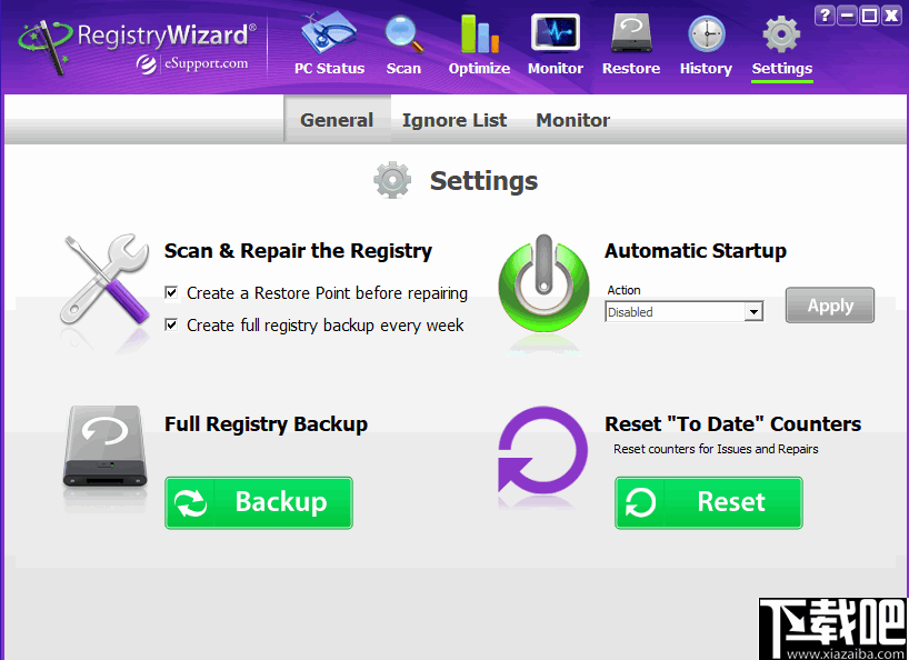 RegistryWizard(注册表清理修复工具)