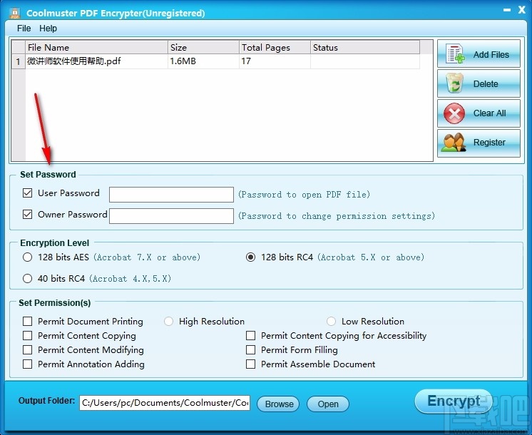 Coolmuster PDF Encrypter(PDF加密工具)