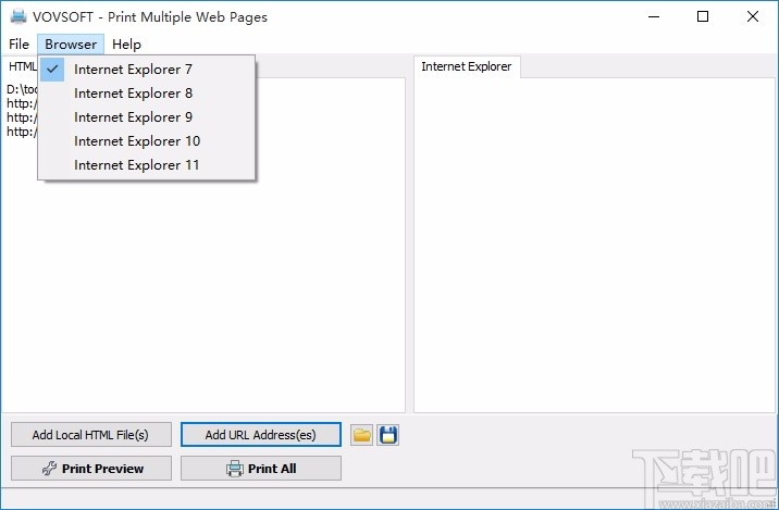 Print Multiple Web Pages(页面打印软件)