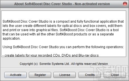 Soft4Boost Disc Cover Studio(光盘封面制作软件)