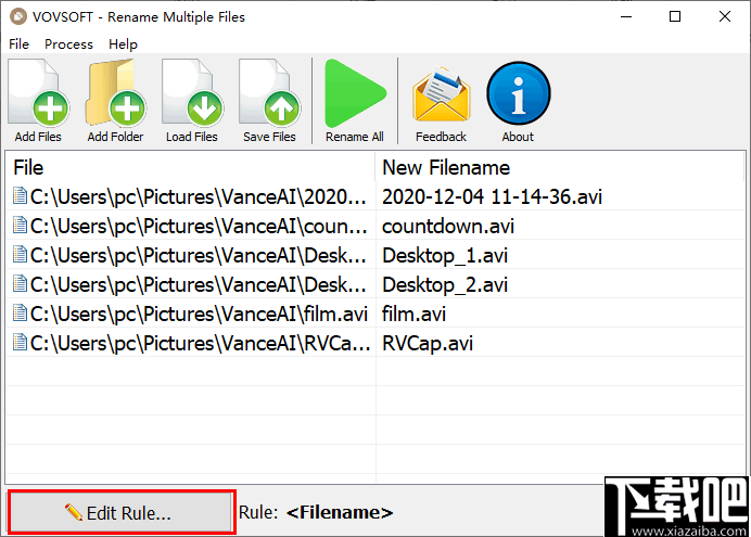 Rename Multiple Files(批量重命名工具)