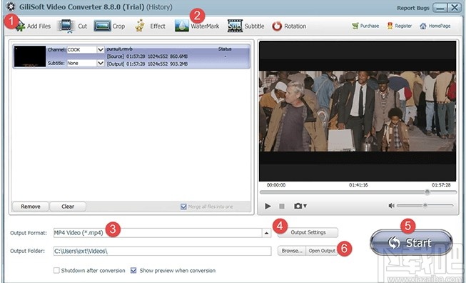 Free SWF to Video Converter(免费Swf到视频转换器)