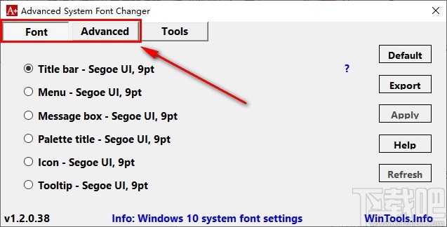 Advanced System Font Changer(系统字体更换工具)