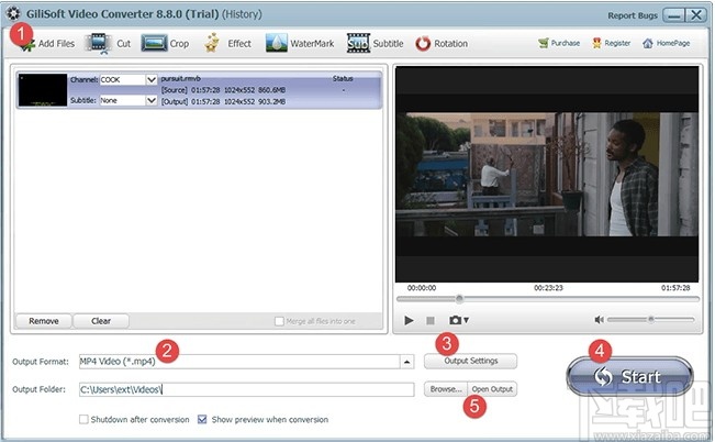 Free SWF to Video Converter(免费Swf到视频转换器)