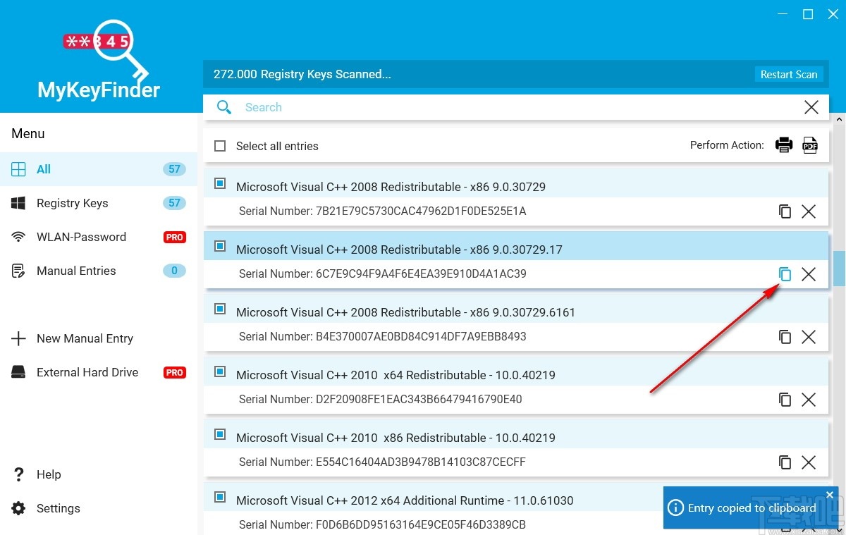 Abelssoft MyKeyFinder(软件密钥和WiFi密码查找软件)