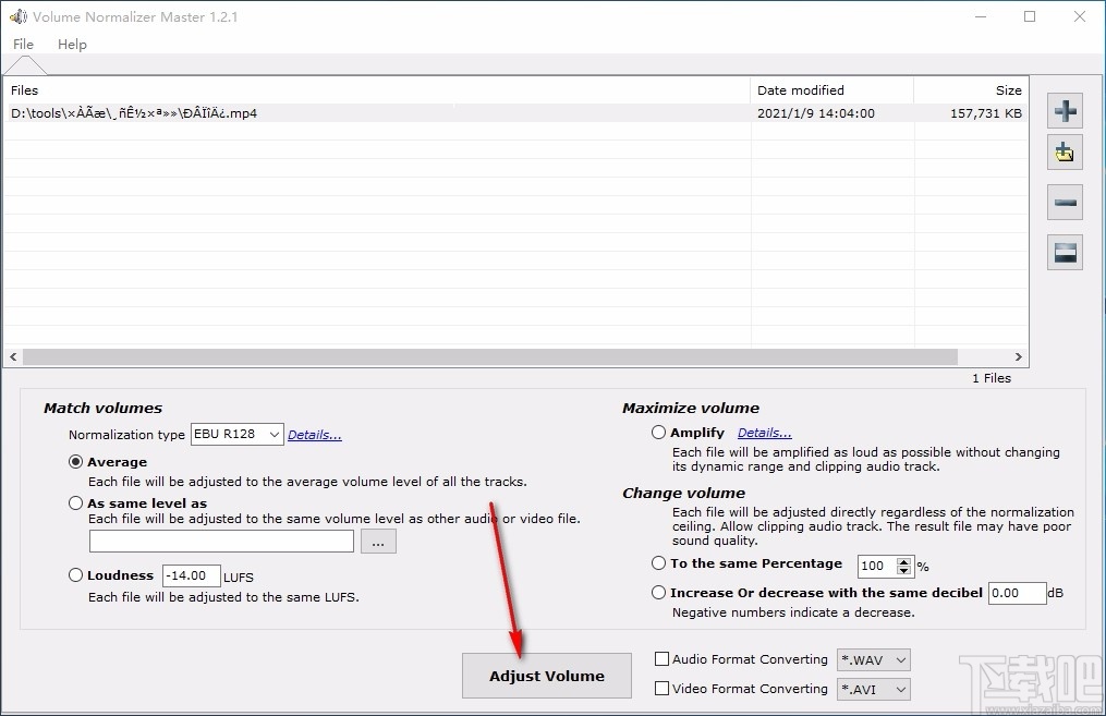 Volume Normalizer Master