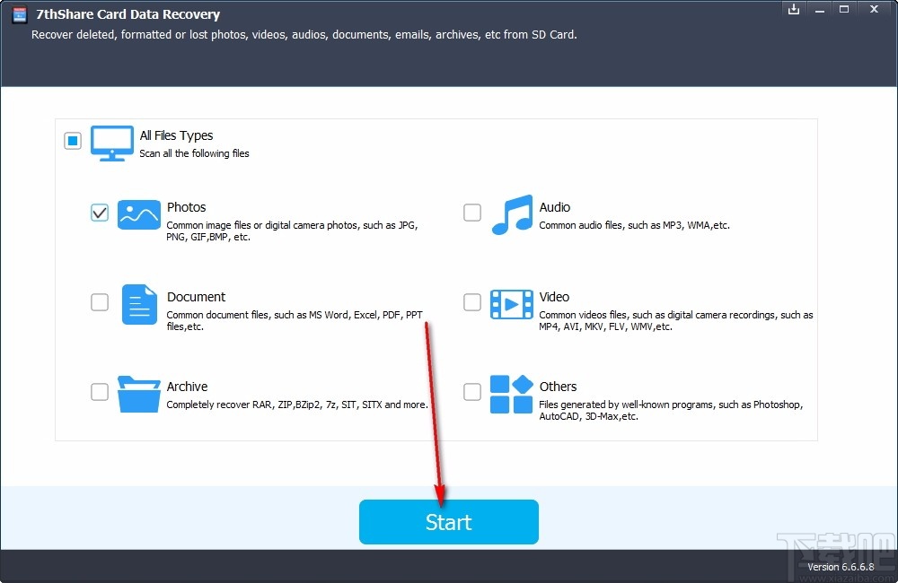 7thShare Card Data Recovery(内存卡数据恢复软件)