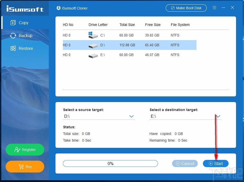 iSumsoft Cloner(系统分区备份软件)