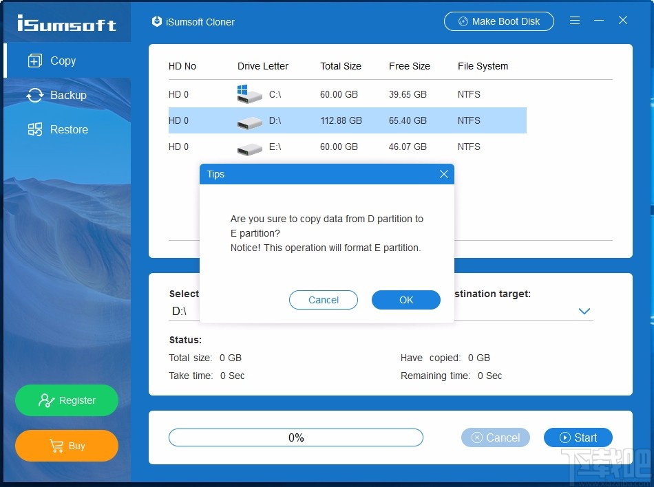 iSumsoft Cloner(系统分区备份软件)