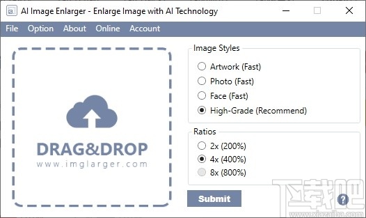 AI Image Enlarger(智能图像无损放大工具)