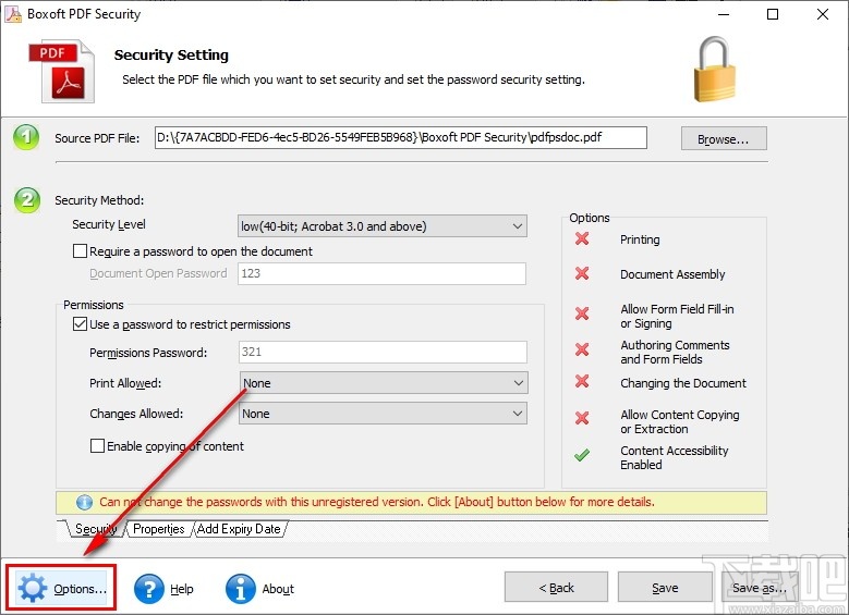 Boxoft PDF Security(PDF安全设置软件)