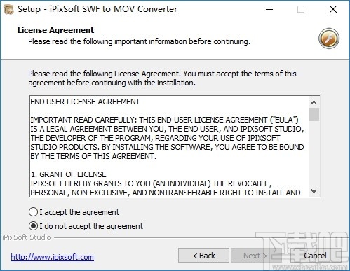 iPixSoft SWF to MOV Converter(SWF转MOV软件)