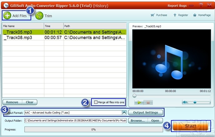 Free Audio Converter(免费音频格式转换)