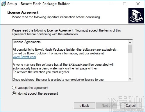 Boxoft Flash Package Builder(Flash软件生成工具)