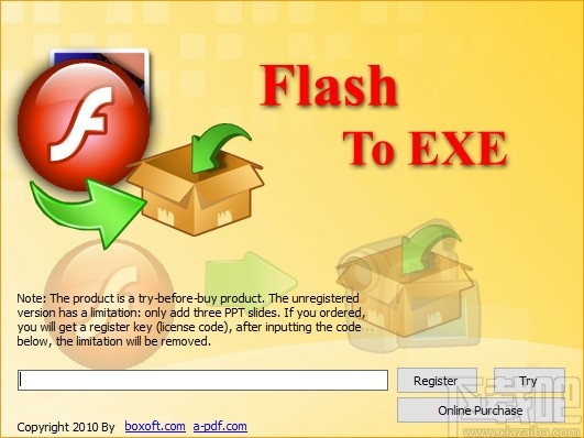 Boxoft Flash Package Builder(Flash软件生成工具)