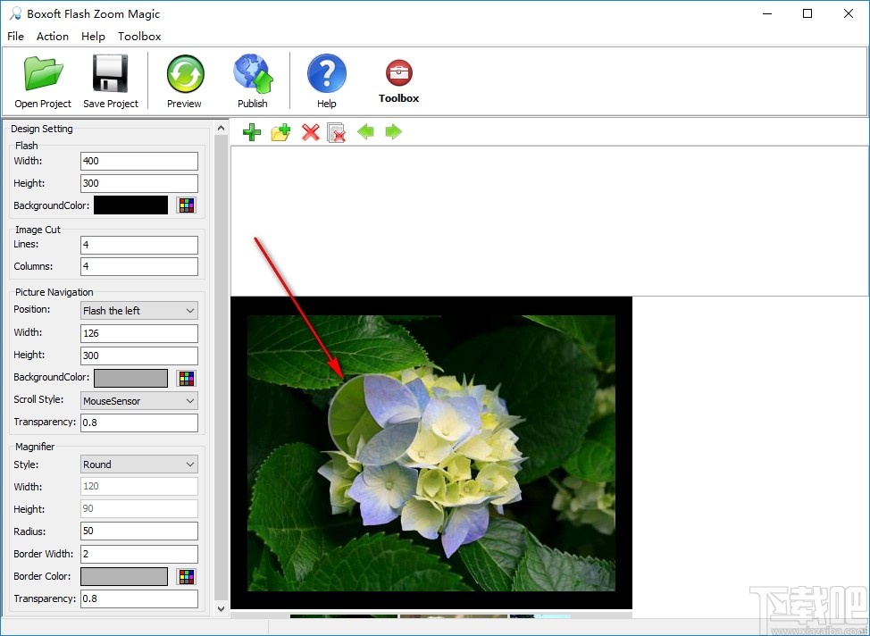 Boxoft Flash Zoom Magic(图片浏览软件)