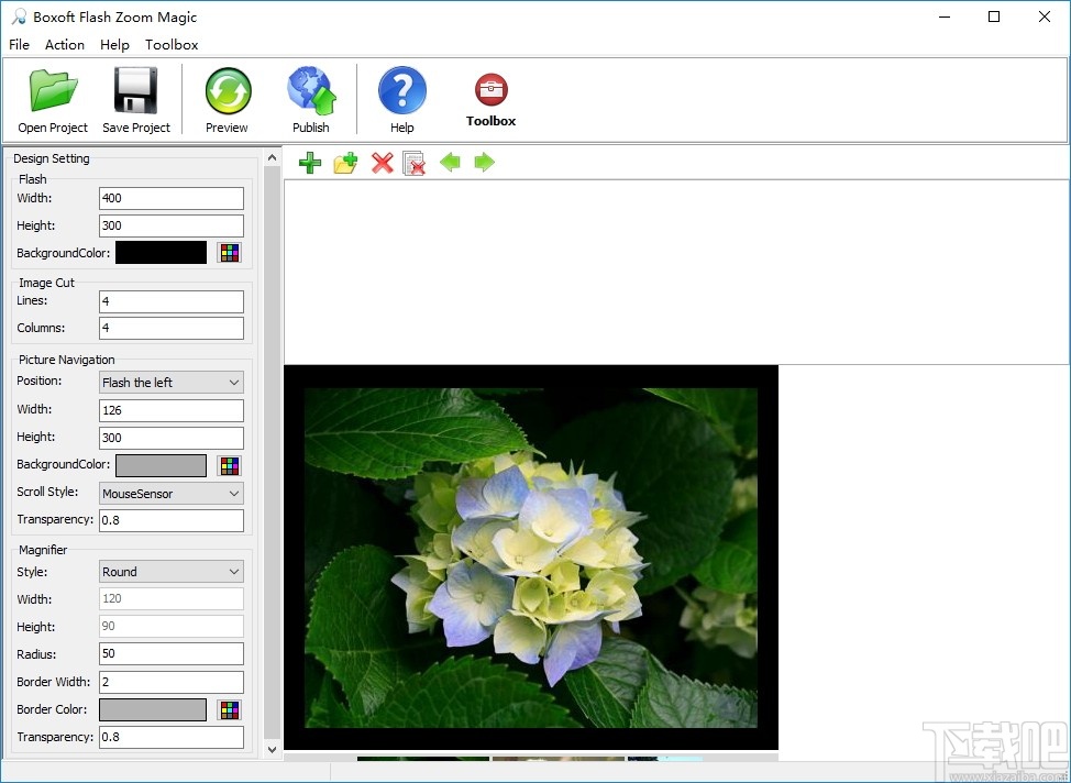 Boxoft Flash Zoom Magic(图片浏览软件)