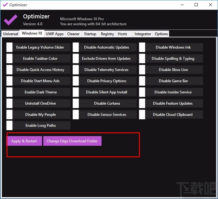 Optimizer(系统优化清理工具)