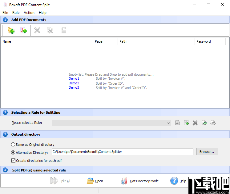 Boxoft PDF Content Split(pdf文件分割器)