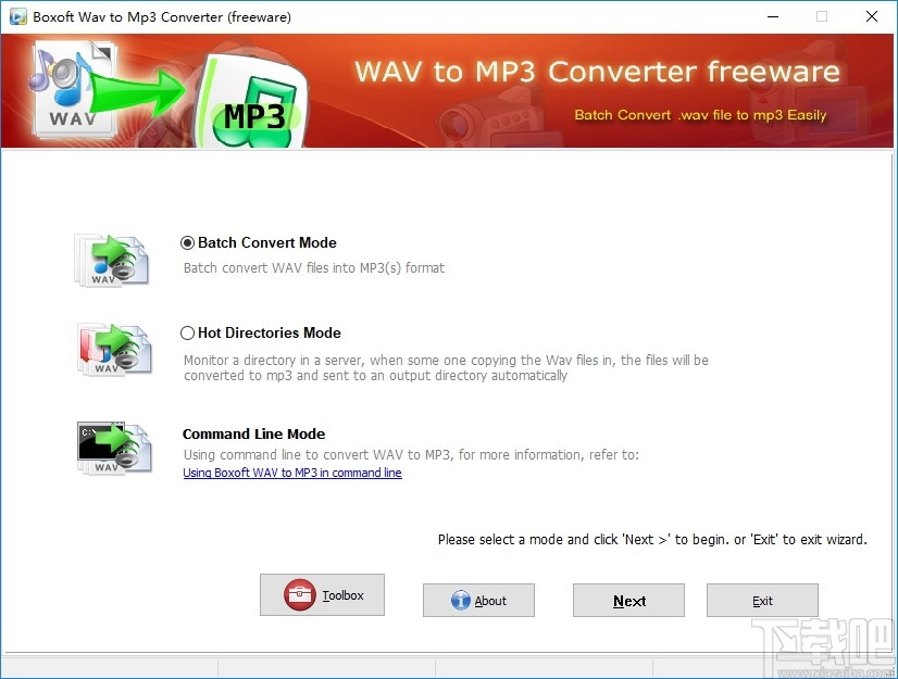 Boxoft WAV to MP3 Converter(Wav到MP3转换器)