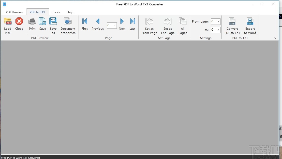 Free PDF to Word TXT Converter(免费PDF到文字转换)