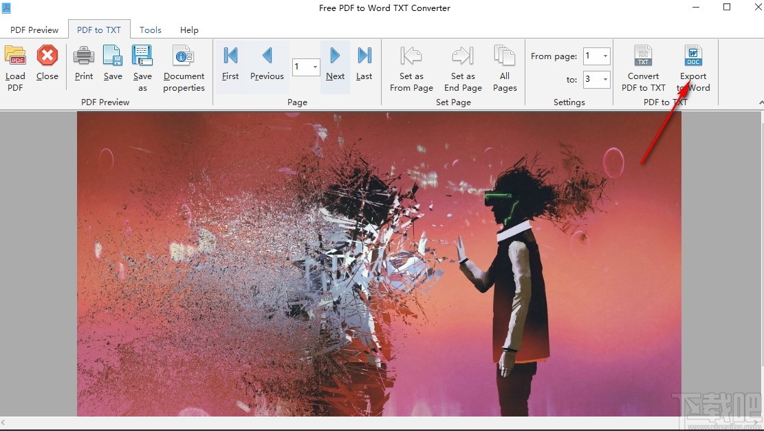 Free PDF to Word TXT Converter(免费PDF到文字转换)