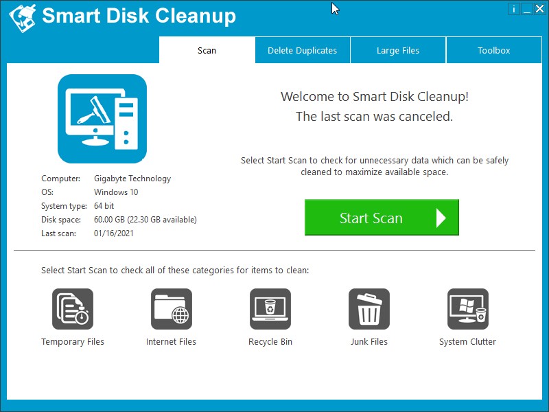 Smart Disk Cleanup删除重复文件的方法