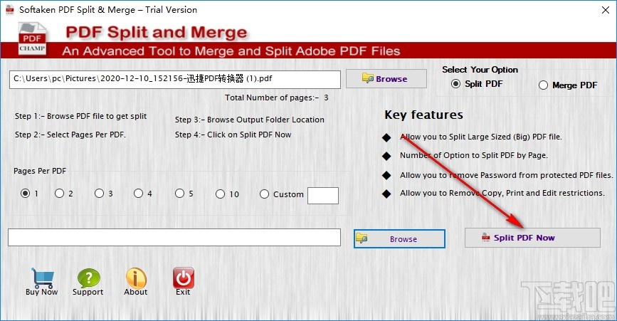 Softaken PDF Split Merge(PDF拆分合并工具)