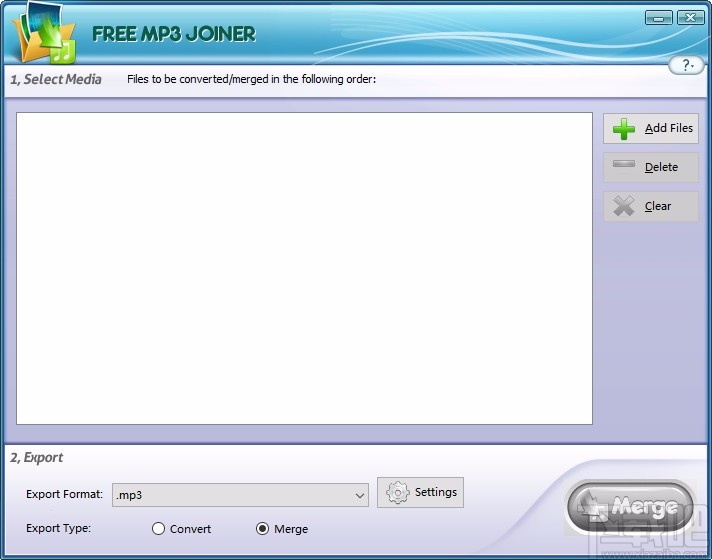 Free MP3 Joiner(免费MP3合并工具)