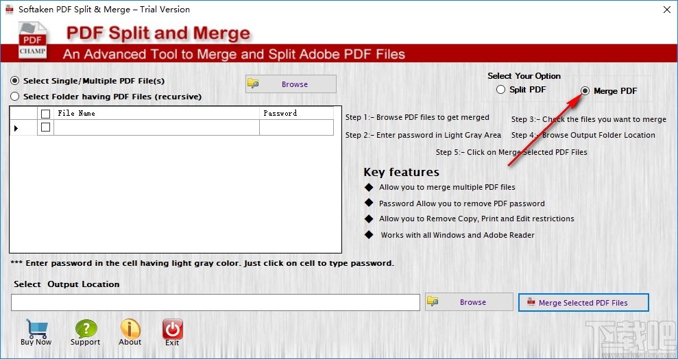 Softaken PDF Split Merge(PDF拆分合并工具)