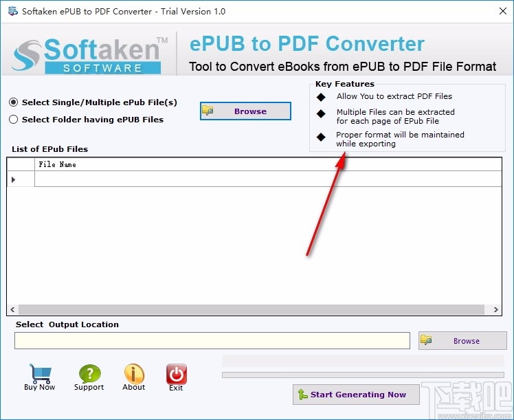 Softaken ePUB to PDF Converter(ePUB转PDF工具)