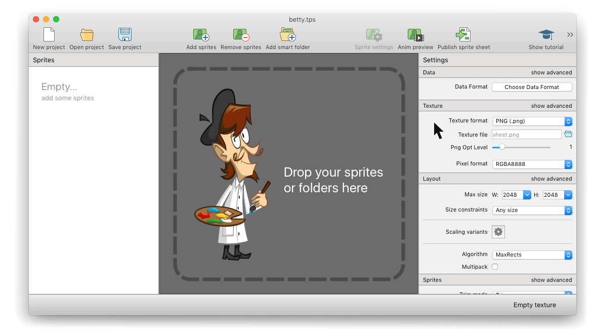 TexturePacker(图片打包工具)