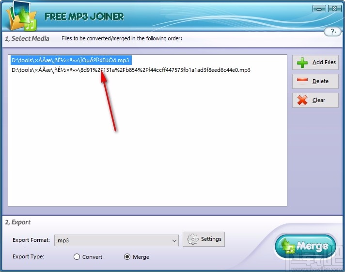 Free MP3 Joiner(免费MP3合并工具)