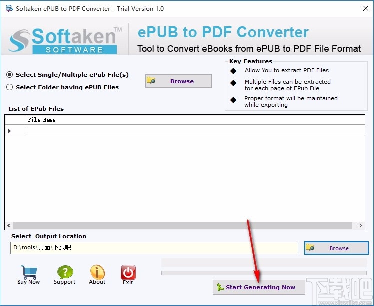 Softaken ePUB to PDF Converter(ePUB转PDF工具)