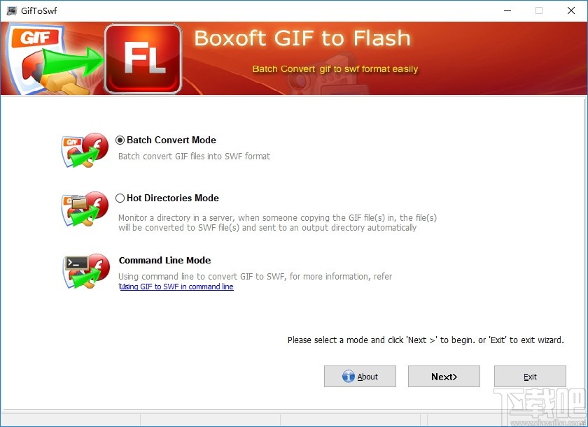 Boxoft GIF To Flash(视频格式转换器)