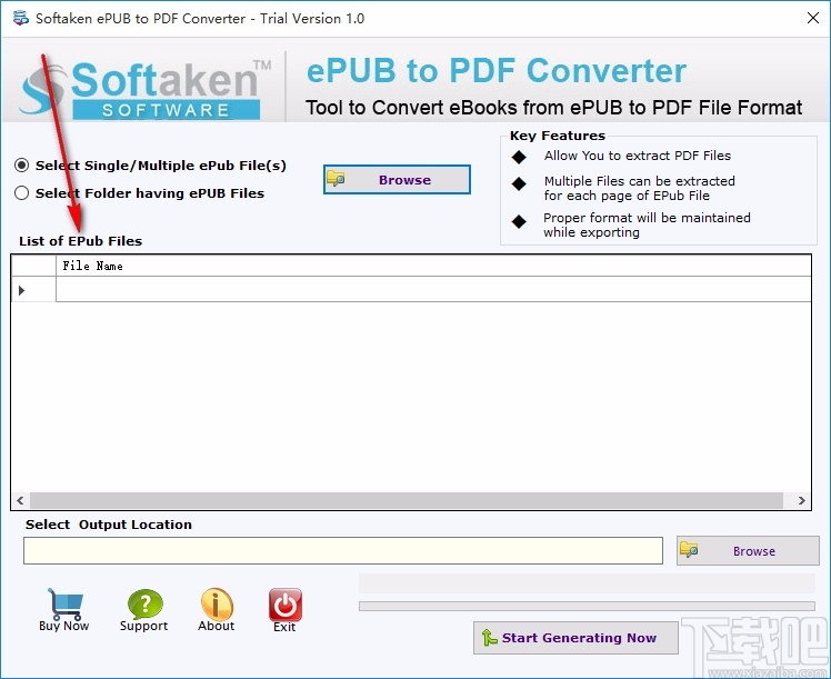 Softaken ePUB to PDF Converter(ePUB转PDF工具)