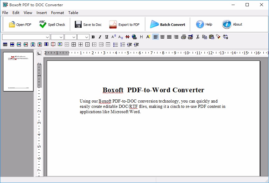 Boxoft PDF to DOC Converter将PDF文件转为Word文件的方法